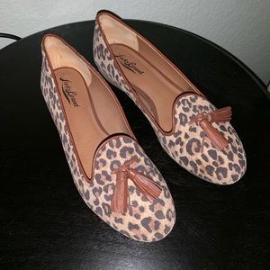 Lucky brand leopard print loafers. Size 6